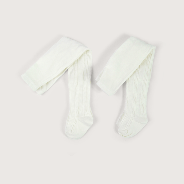 Pack 2 pantys de algodón blancas de niña