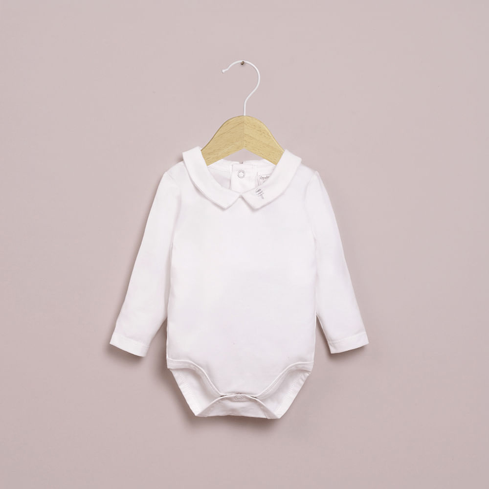 Body blanco de bebé niño
