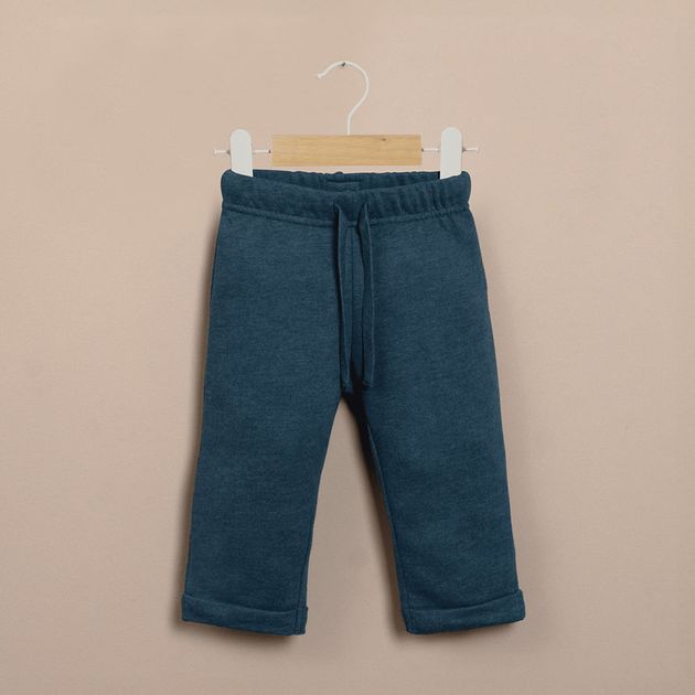 Pantalón de buzo azul de niño
