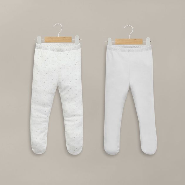 Pack de 2 panty ballerina blanca unisex