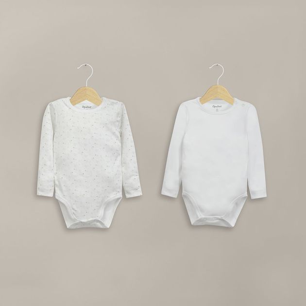 Pack de 2 bodys algodón unisex