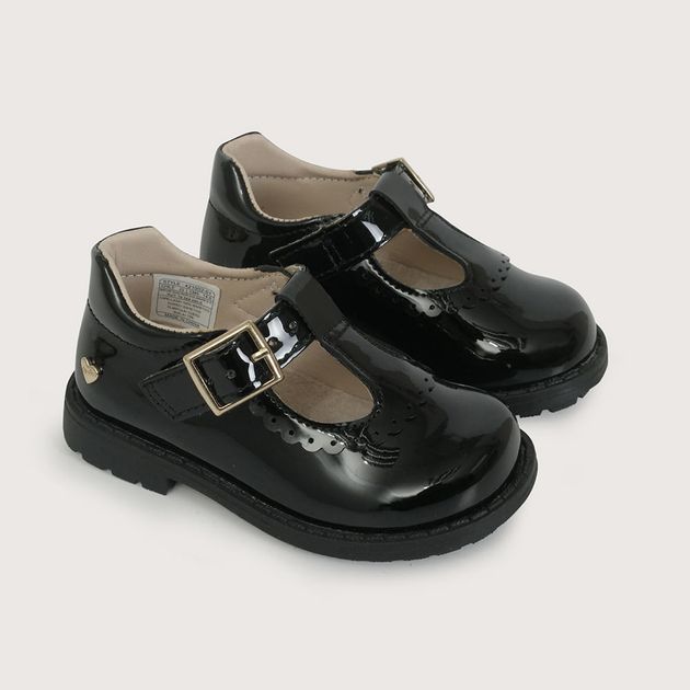 Reina charol negra de niña