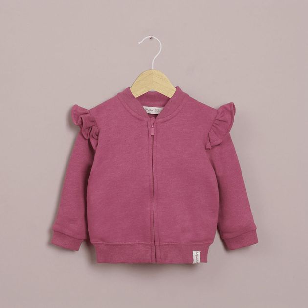 Polerón burdeo de niña