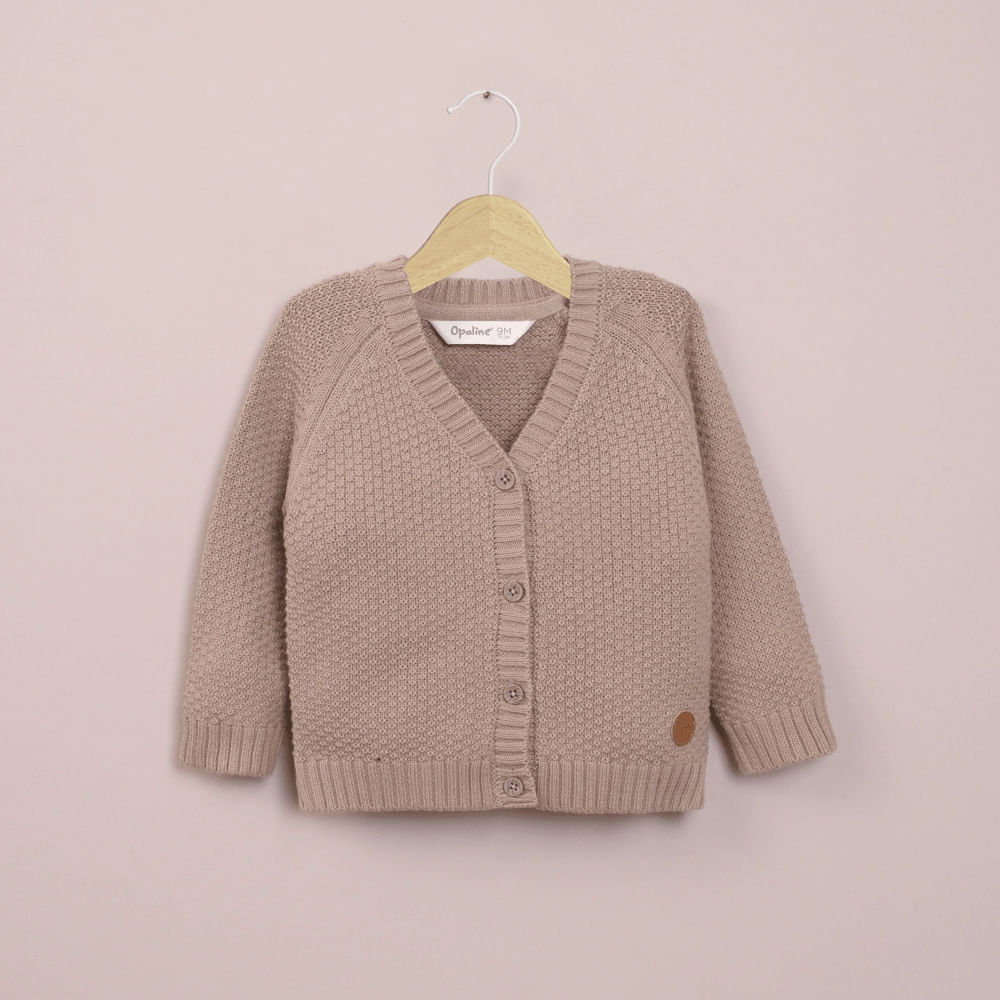 Chaleco beige de niño