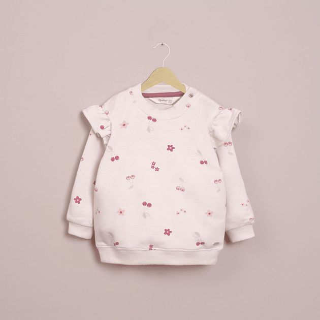 Polerón crema de niña