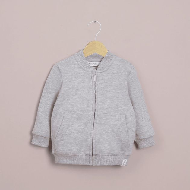 Polerón gris de niño
