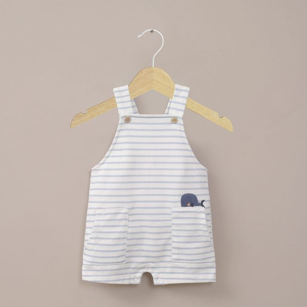 Jardinera blanca de bebé niño