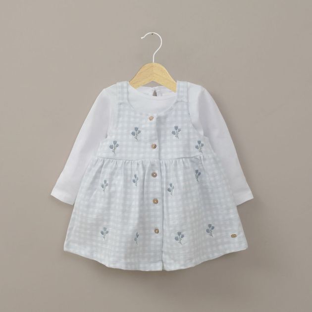 Conjunto jumper y polera de niña