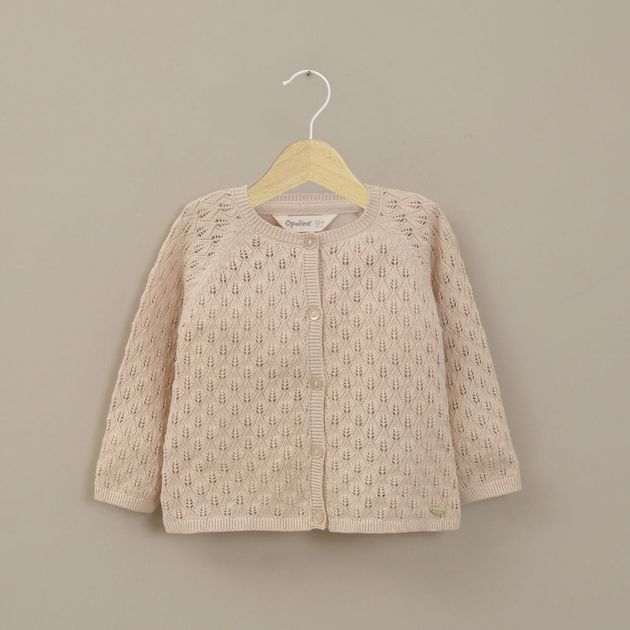 Chaleco damasco de niña