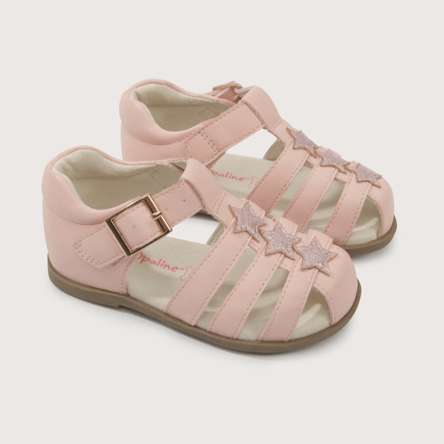 Sandalia Estrella Rosada de Niña