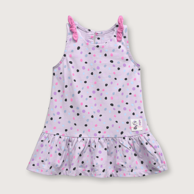 Vestido de niña sin mangas disney Morado