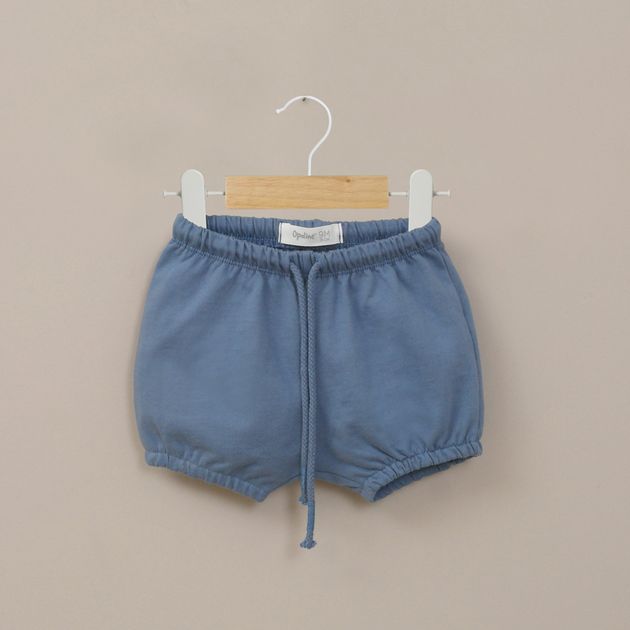 Short azul de bebé niño