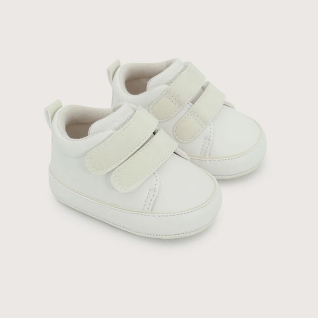 Zapatilla bebé blanca