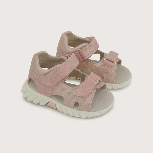 Sandalia velcros rosada de niña