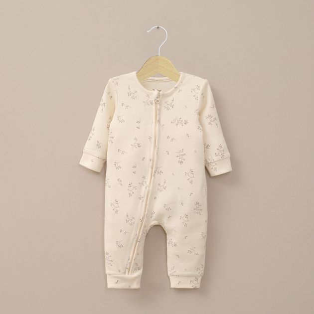Osito estampado beige de bebé niño