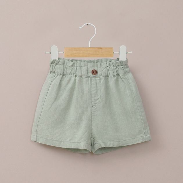 Short verde de niña