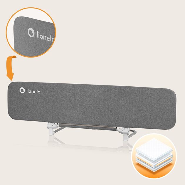 Baranda De Cama Lora Xl Gris Piedra