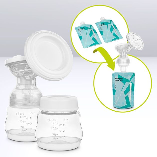 Extractor De Leche Electrico Doble Twee Go Gris Cobcrete