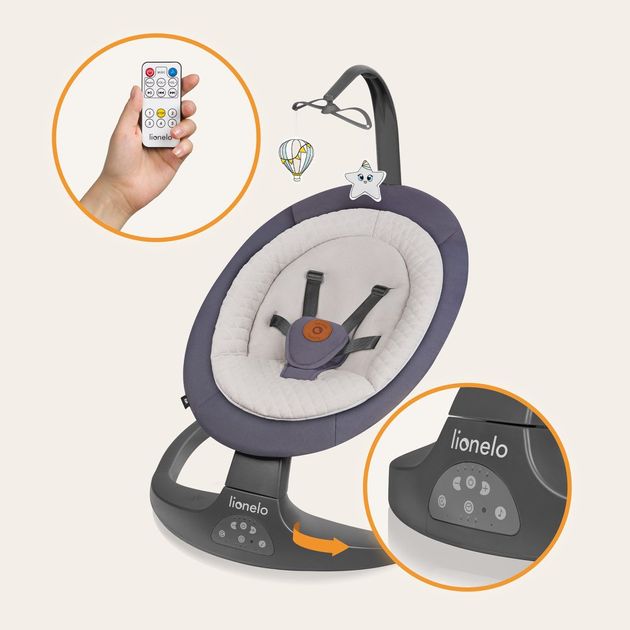 Silla Nido Ralf Gris Grafito