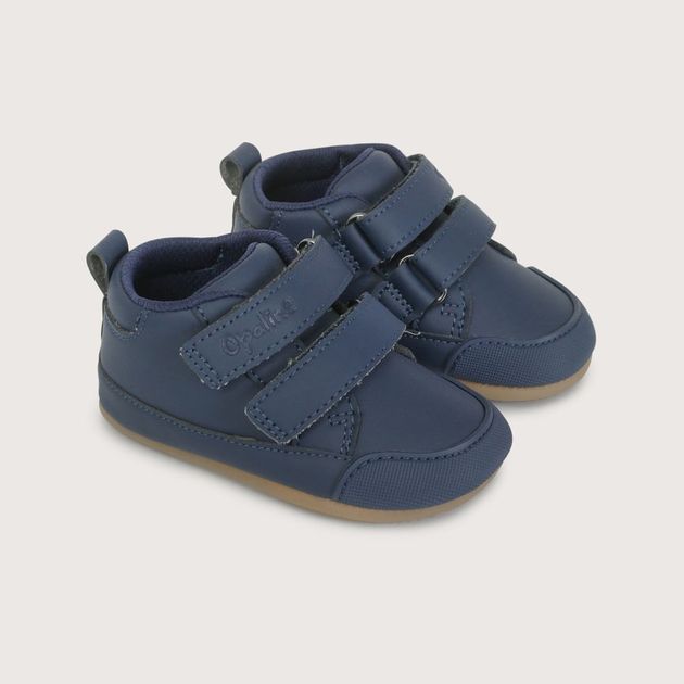Zapatilla ultra flexible azul de niño
