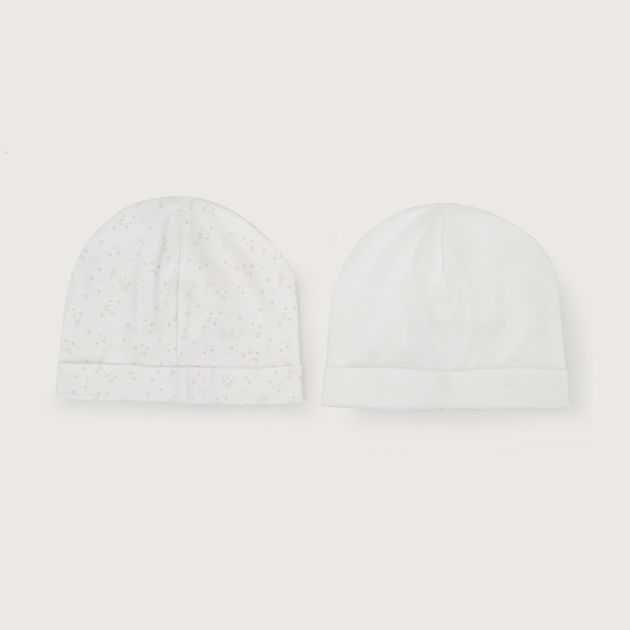 Pack De 2 Gorros Algodón De Bebe Niña