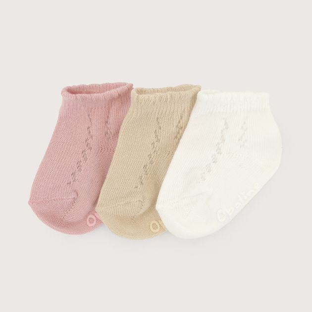 Calcetin Calado De Bebe Niña