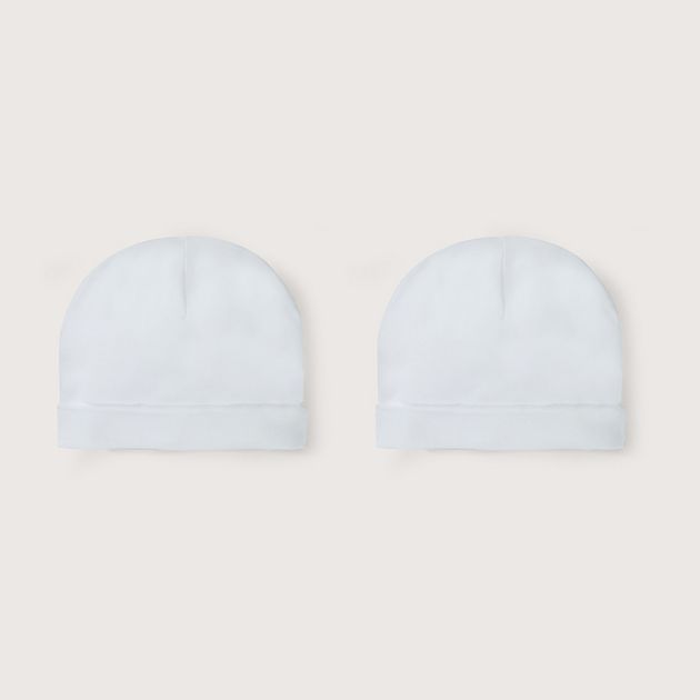 Pack De 2 Gorros Algodón De Bebe Unisex