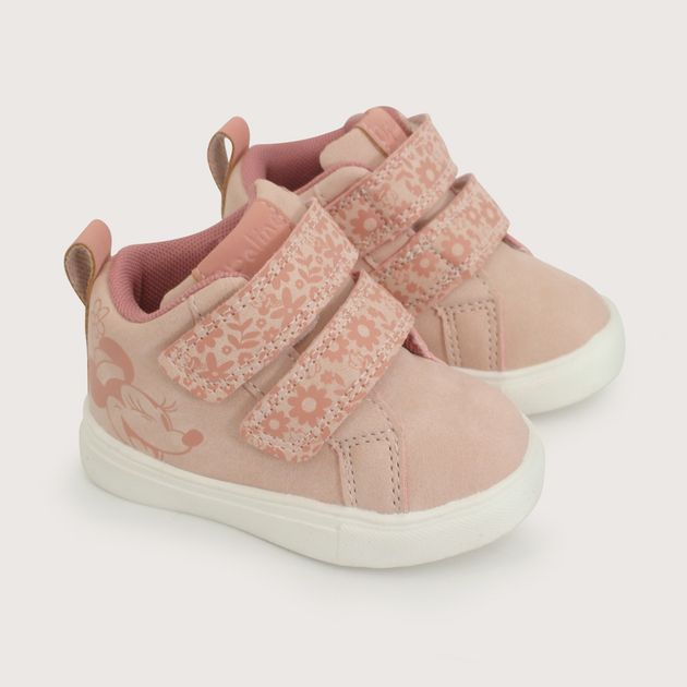 Zapatilla Caña Alta Disney Rosada Niña