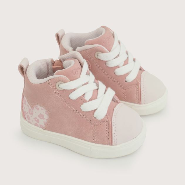 Zapatilla Caña Alta Casual Sandía Niña