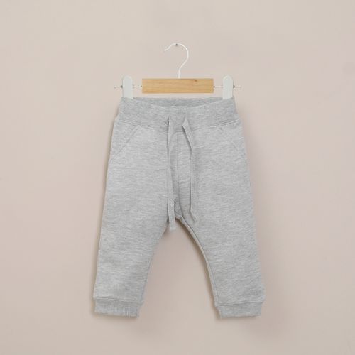 Pantalon Buzo Infant Niño Gris Melange