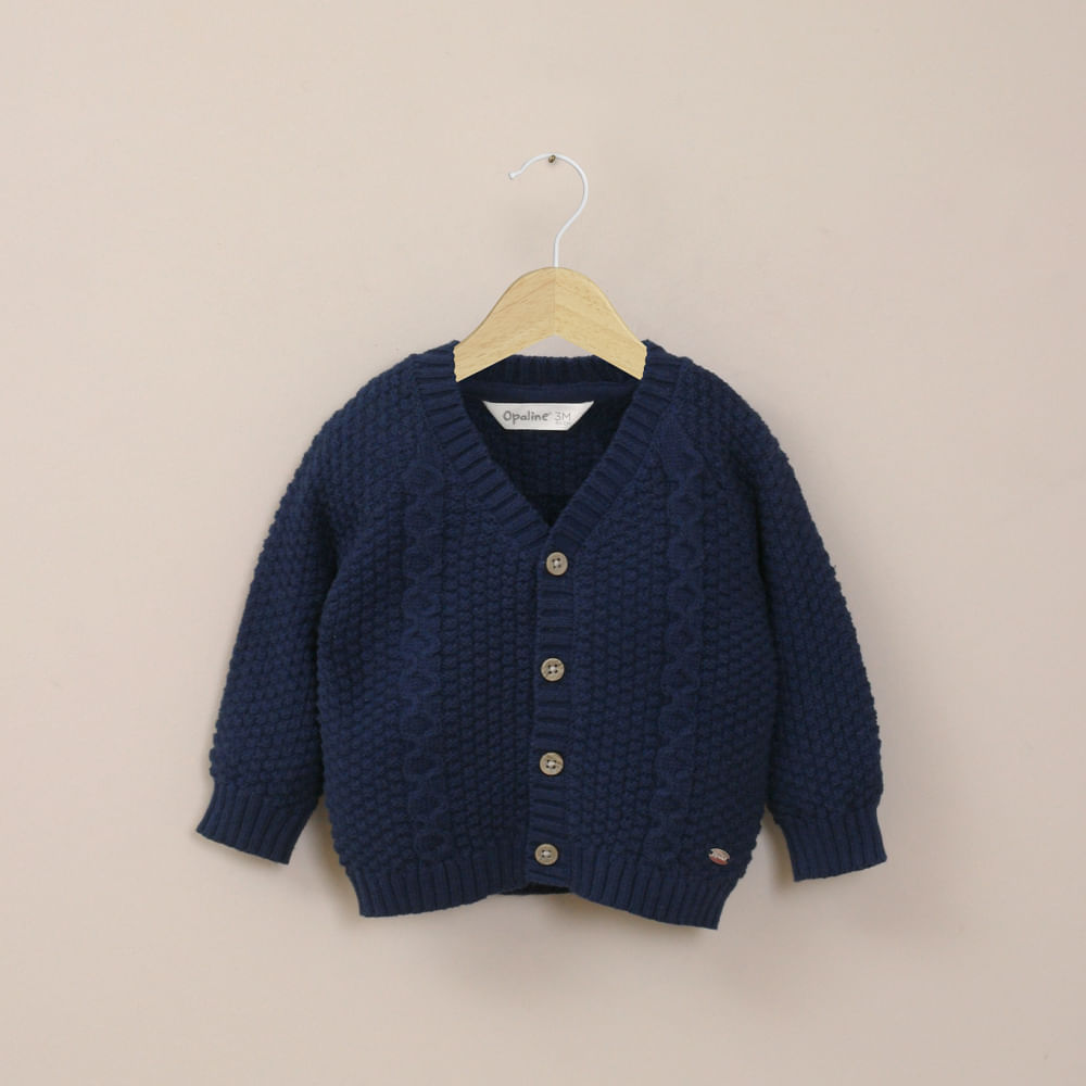 Chaleco Bebe Niño Azul Marino