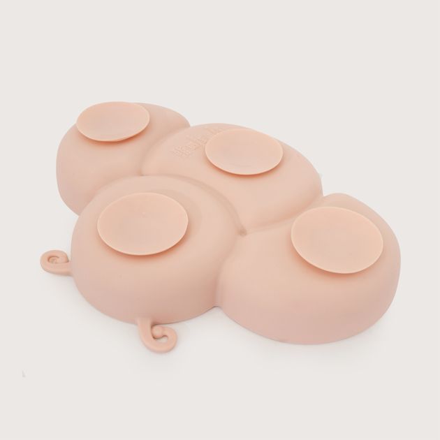 Plato Silicona Rosado
