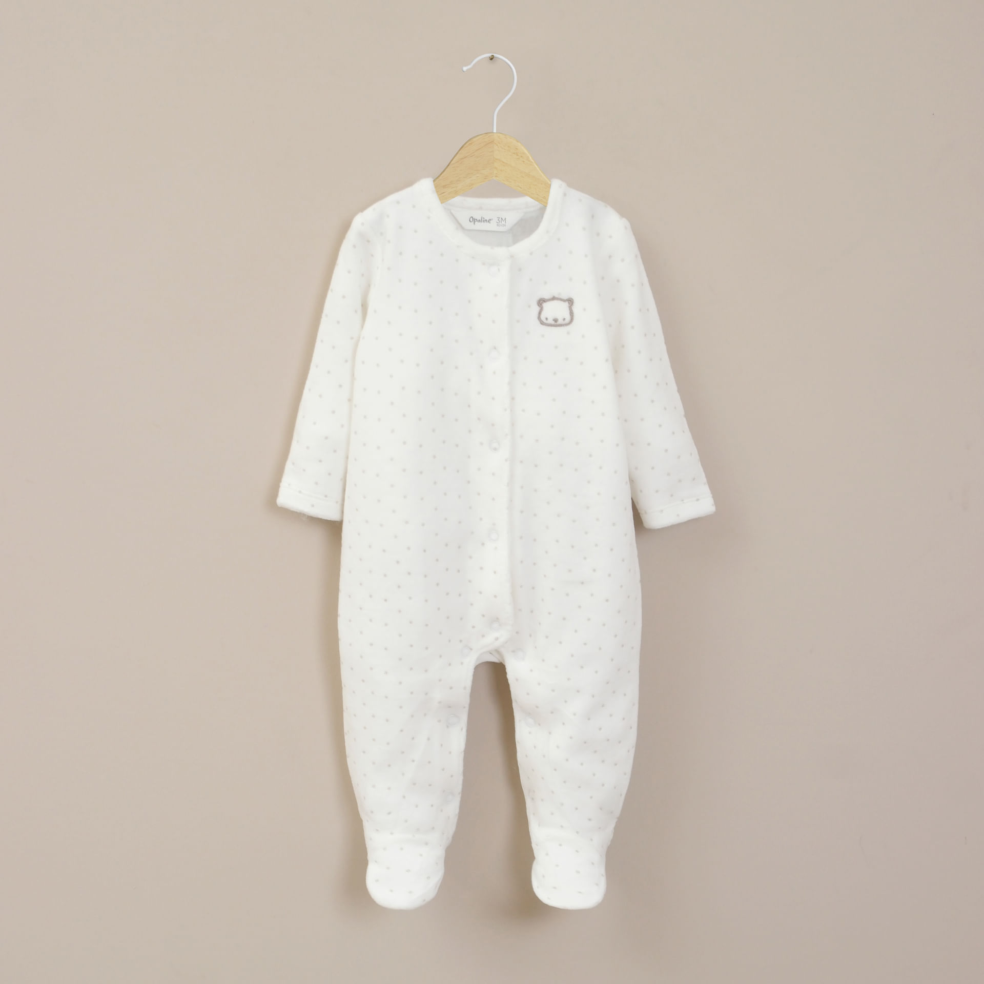 Oso Bebe Niño Blanco