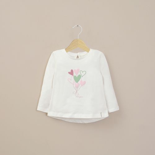 Polera Básica Infant Niña Blanca