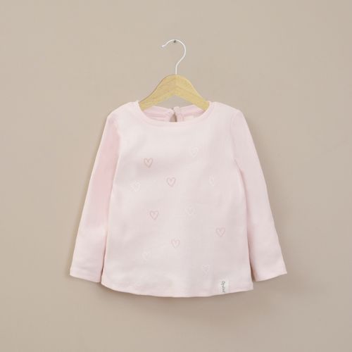 Polera Rib Infant Niña Rosado Claro