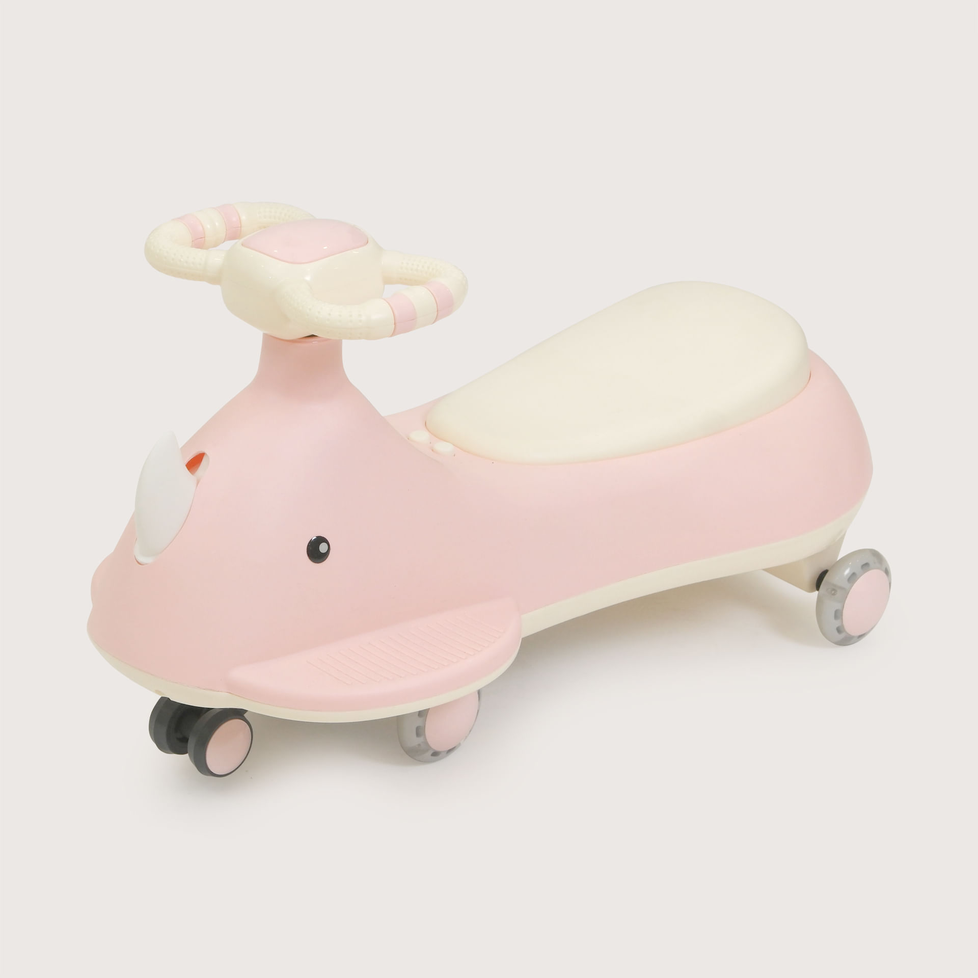Correpasillos Con Forma De Rinoceronte Rosado