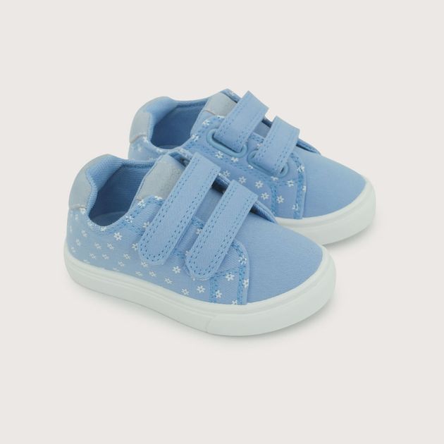 Zapatilla azul de niña