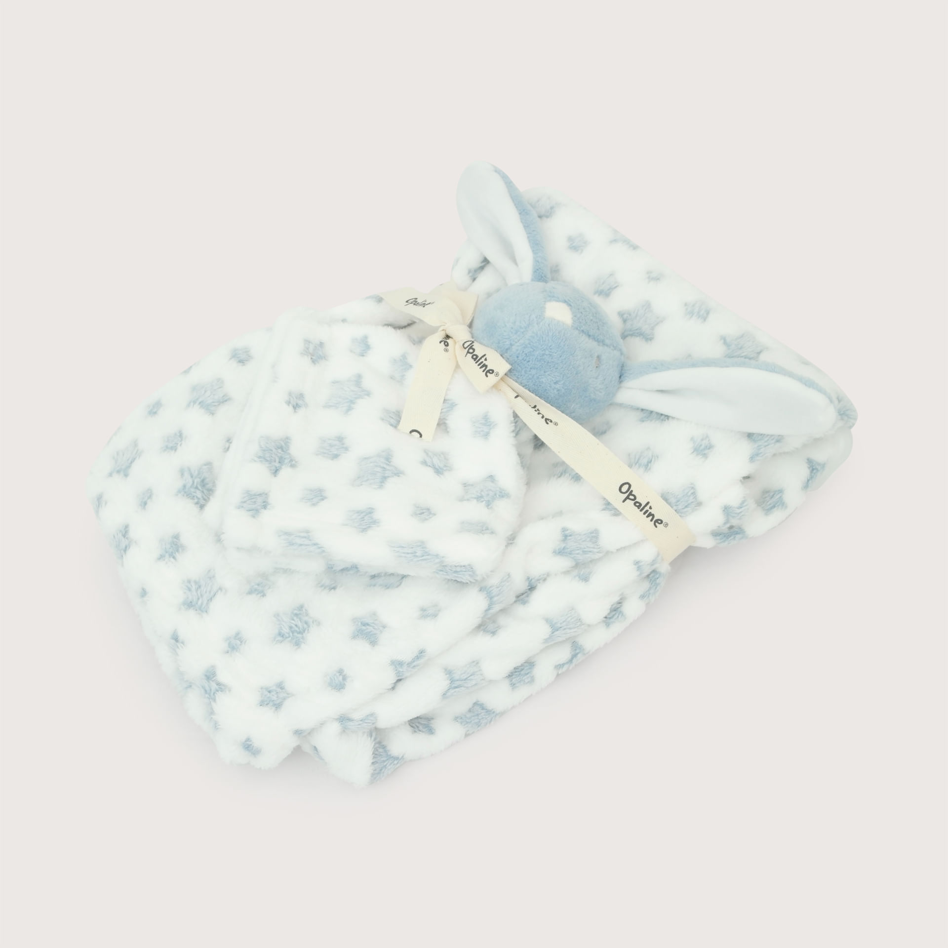 Manta De Bebe Plush Azul