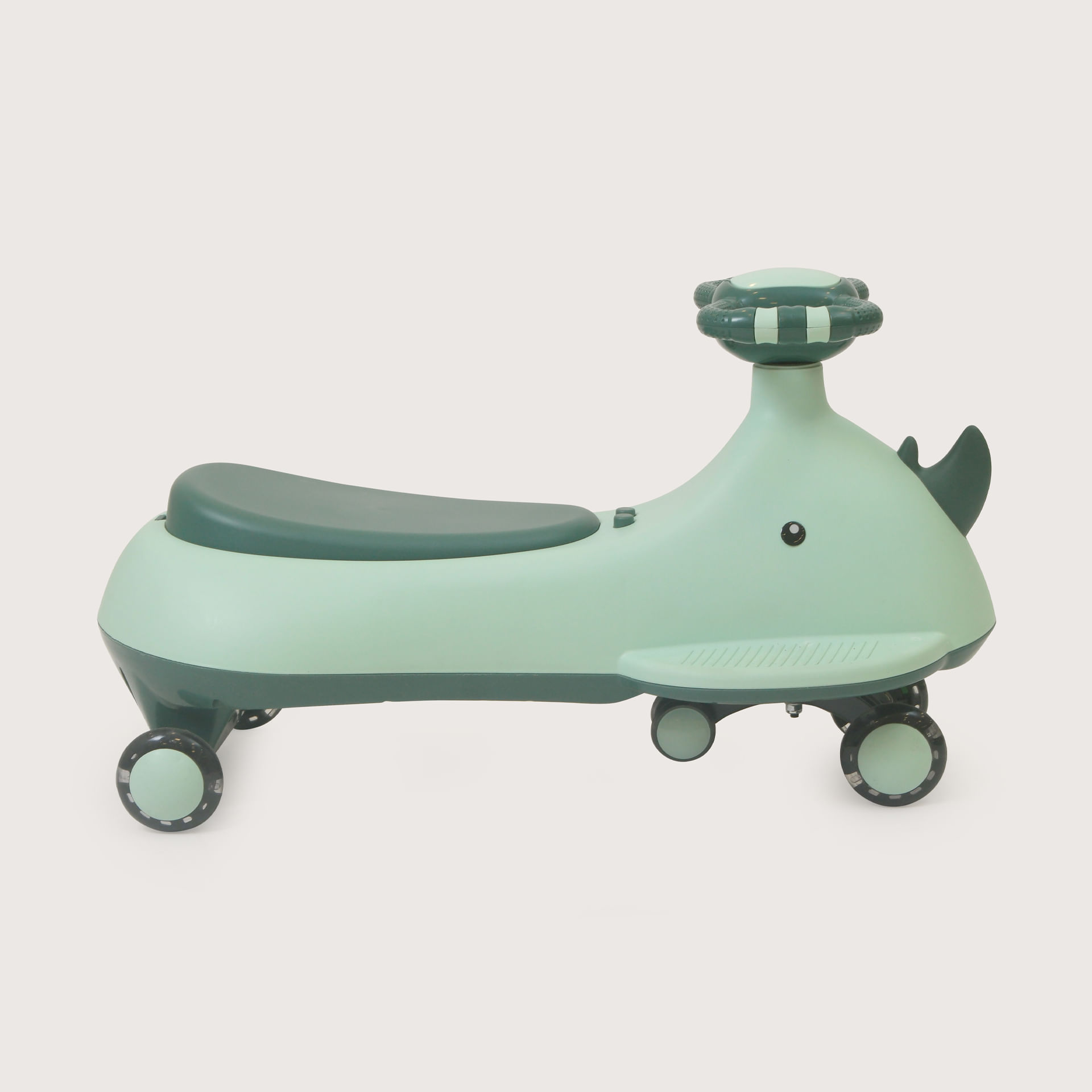 Correpasillos Con Forma De Rinoceronte Verde - Opaline