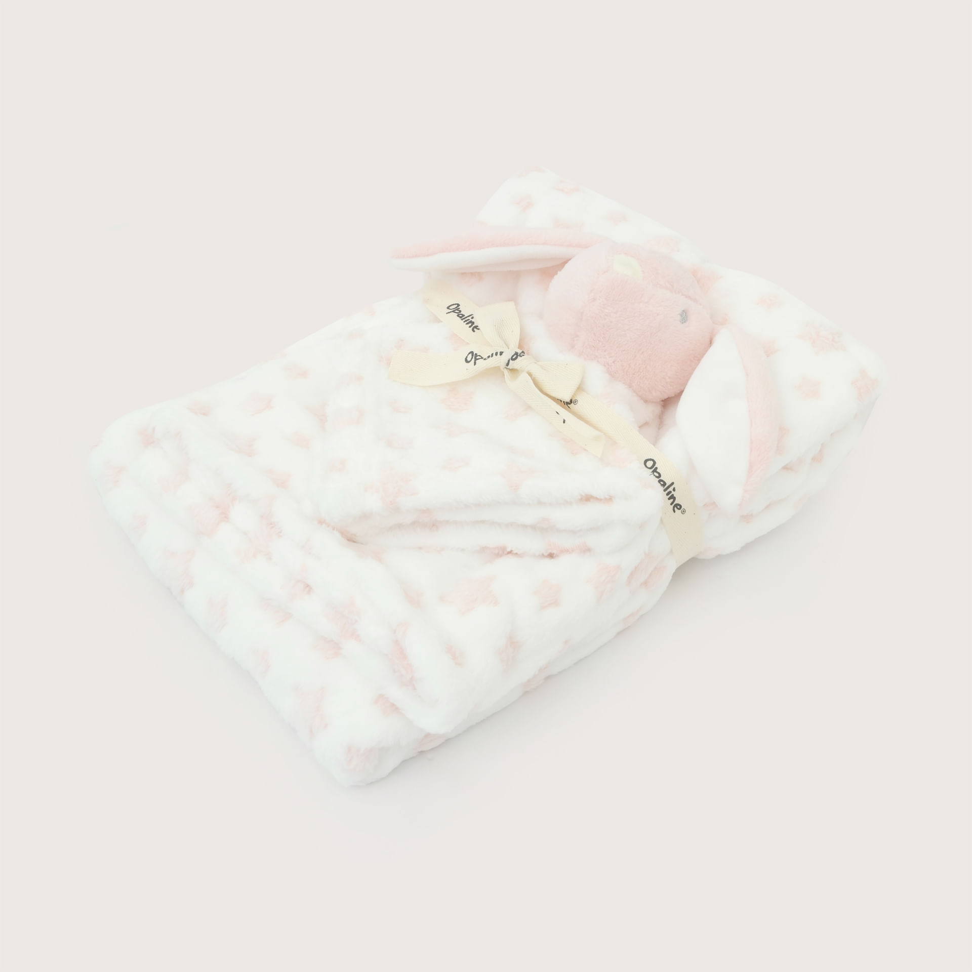 Manta Plush De Bebe Rosada