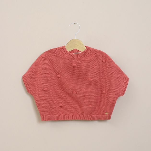 Poncho Infant Niña Rosado